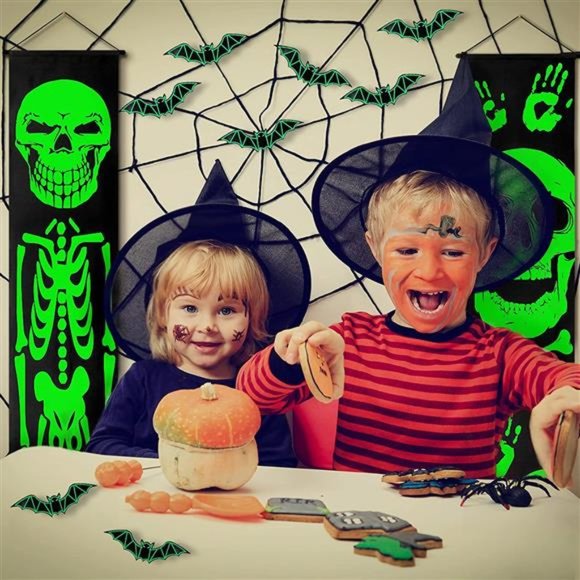 Halloween Decorations Outdoor Indoor Luminous Banners - Picture 2 of 7